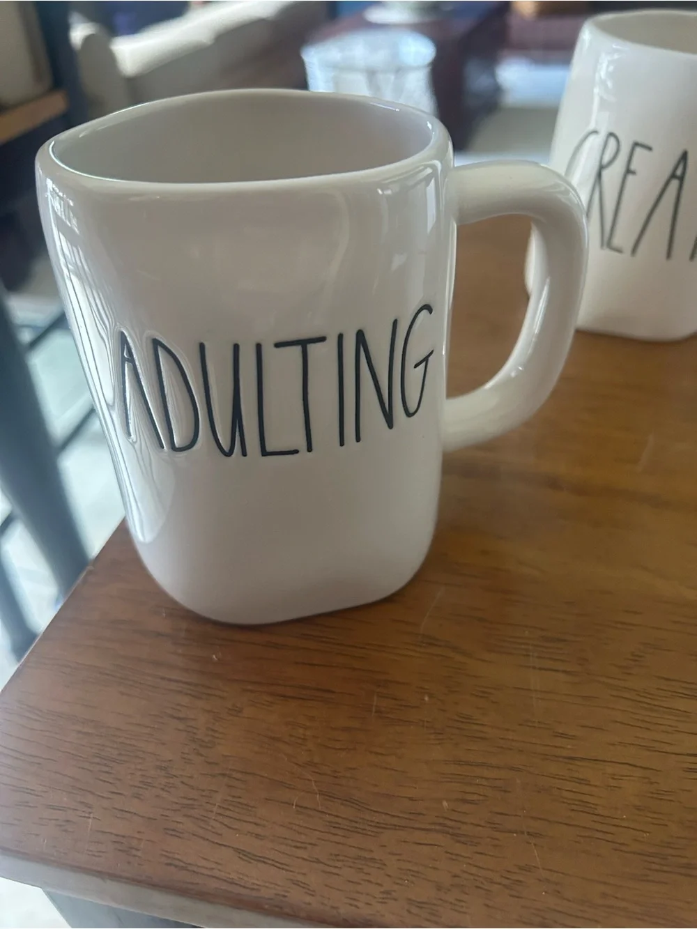 Rae Dunn 'Mug Life' Mug - White